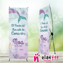Cartel de comunión sirenas